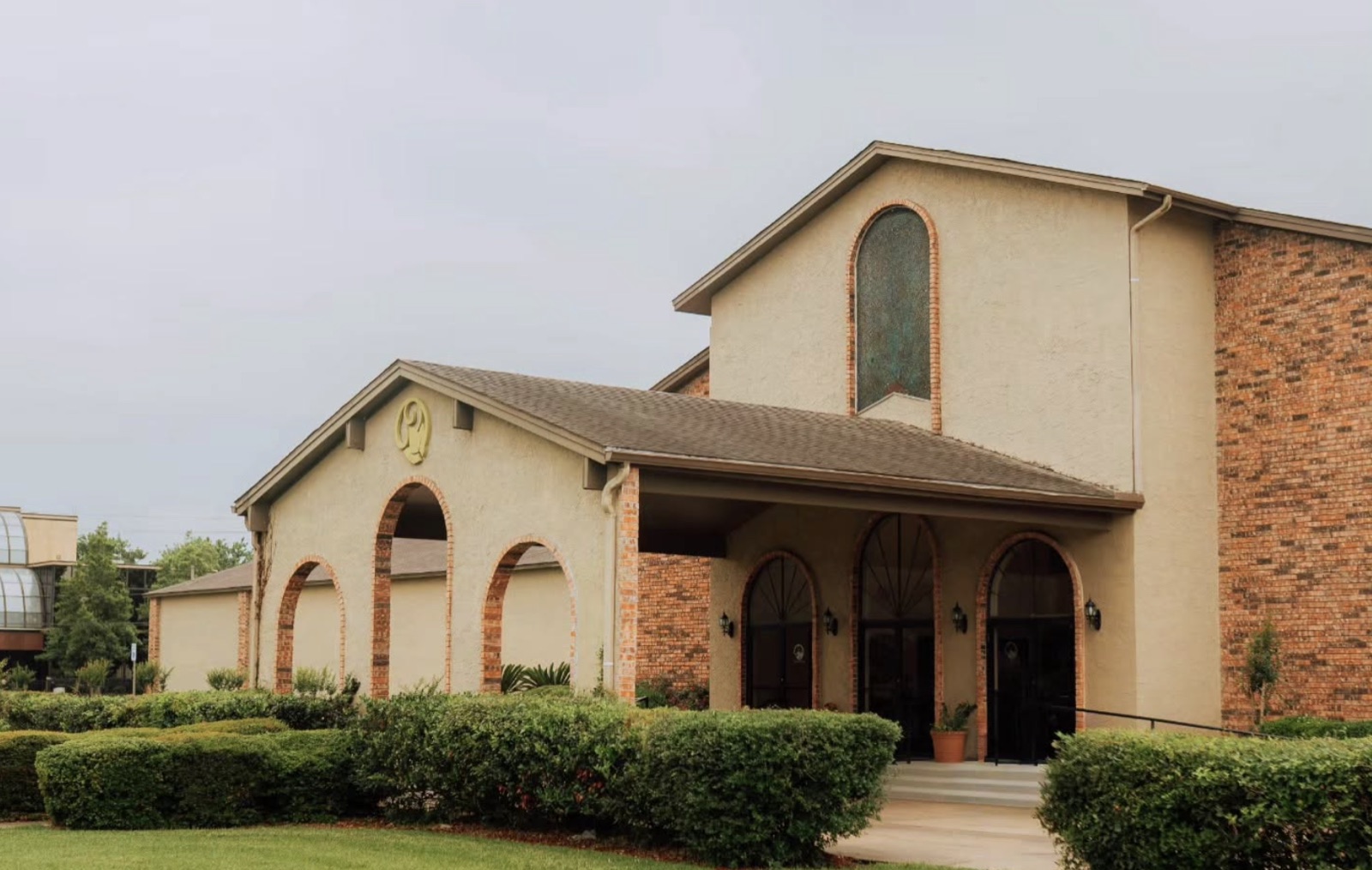 The Vine Apostolic Church building exterior in Houston