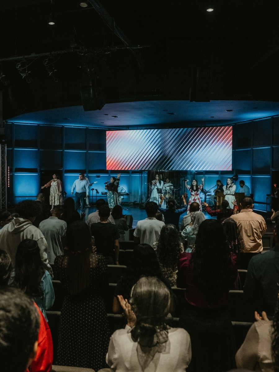 Sunday worship service at The Vine Apostolic Church